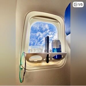 Bev Ledge Airplane Window Shelf Organizer